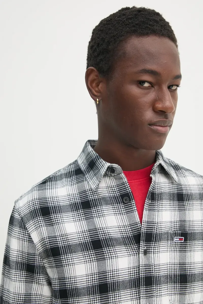 camicia uomo colore nero DM0DM20670 miniatura 5