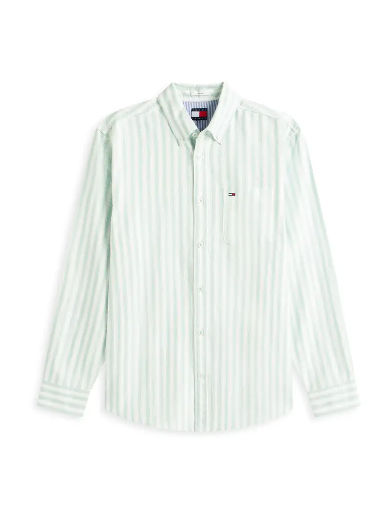 Camicia verde pastello / bianco