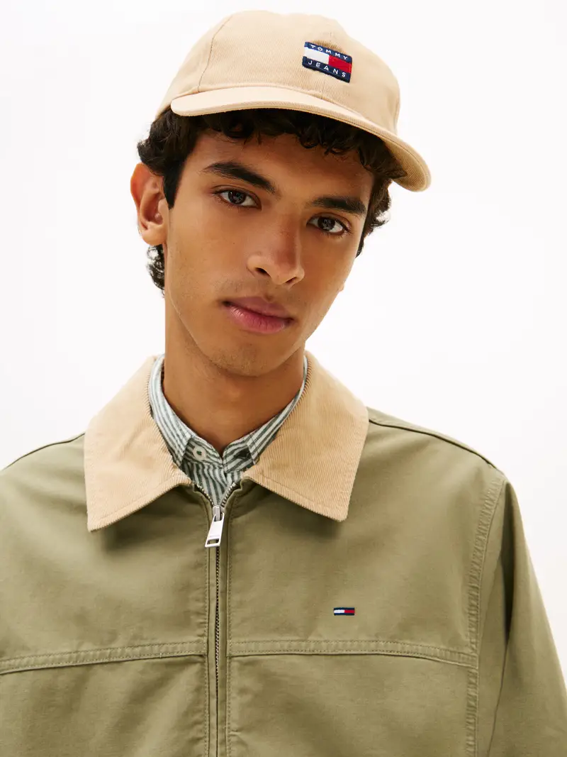 Cappello da baseball beige miniatura 3