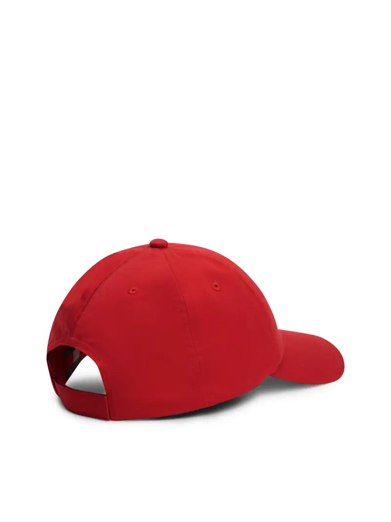 Cappello da baseball blu scuro / rosso fuoco / bianco miniatura 3