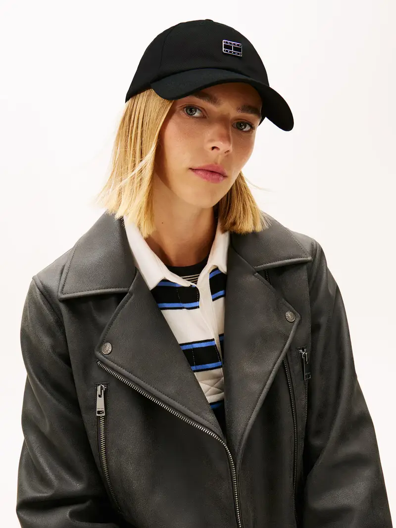 Cappello da baseball nero miniatura 3