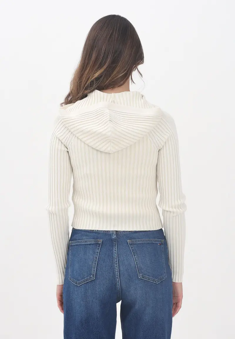 Tommy Jeans Cardigan Donna Beige 922029 miniatura 3