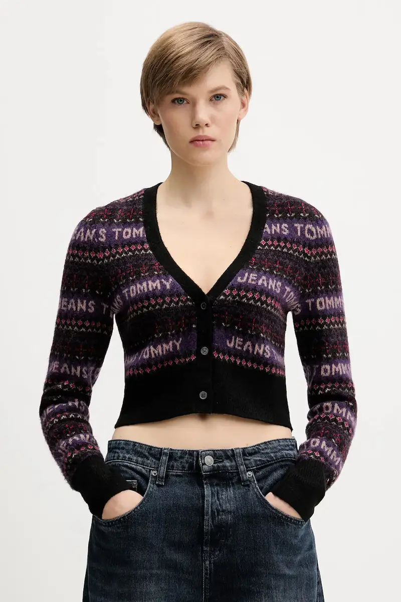 Tommy Jeans Cardigan Donna Nero 3777499