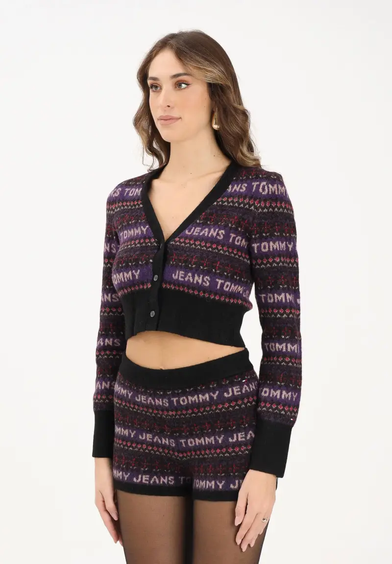 Tommy Jeans Cardigan Donna Nero 3176247