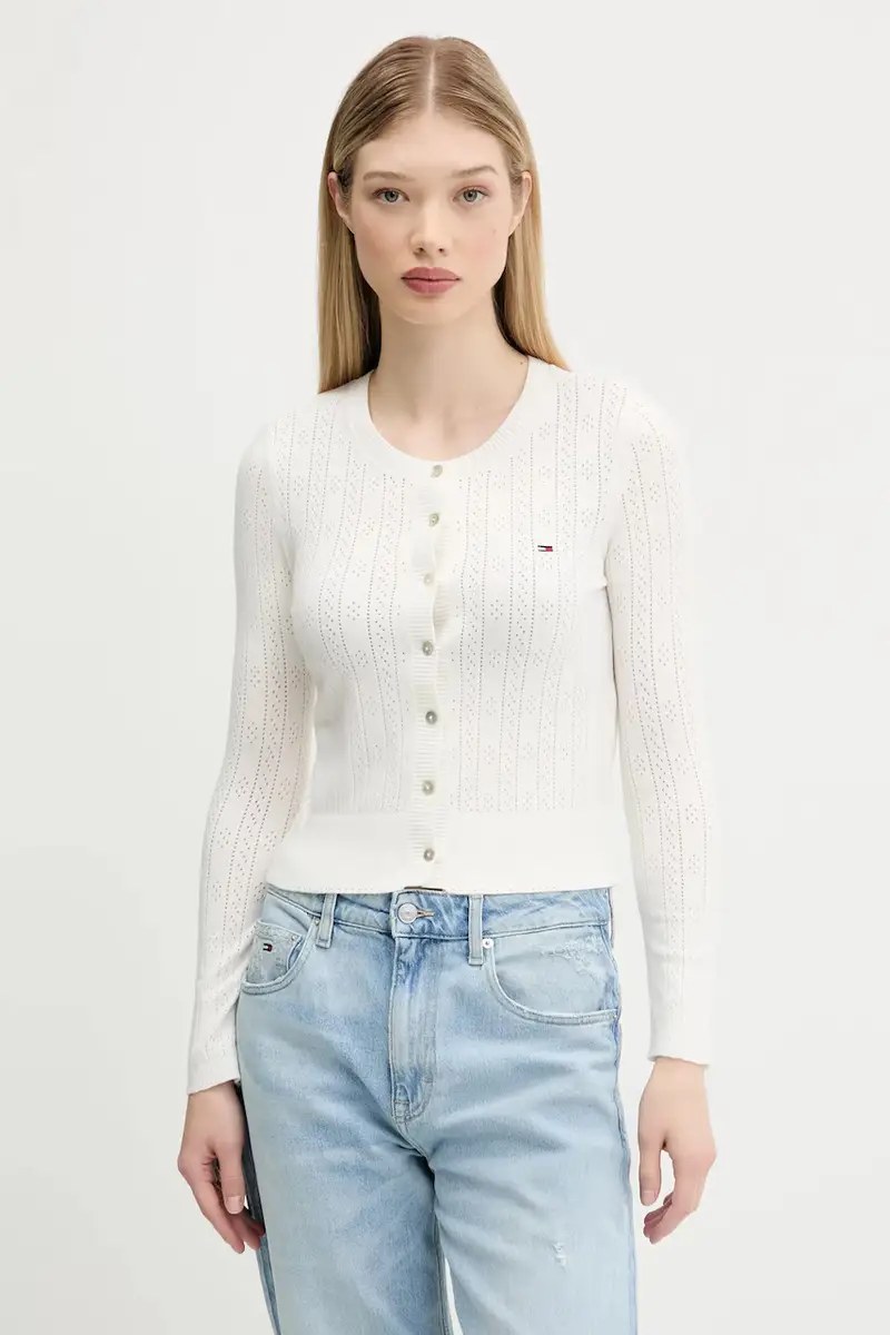 Tommy Jeans Cardigan Donna Beige 3123180