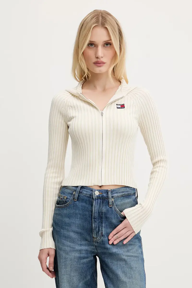 Tommy Jeans Cardigan Donna Beige 3123200