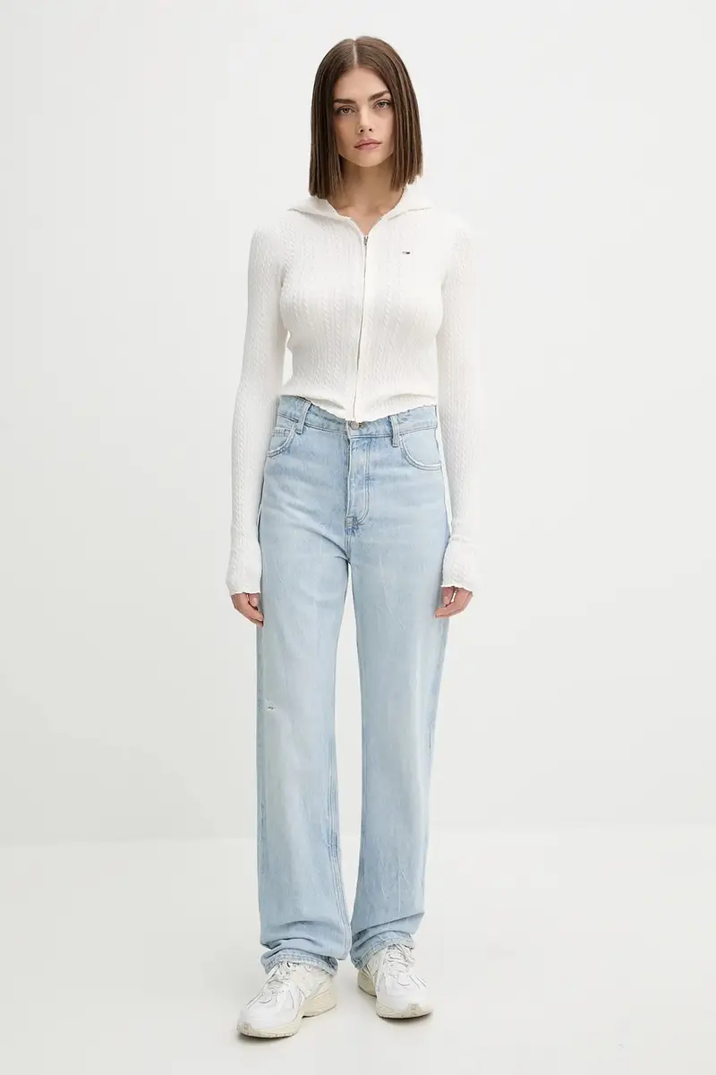 Tommy Jeans Jeans Donna Bianco 3123618 miniatura 2