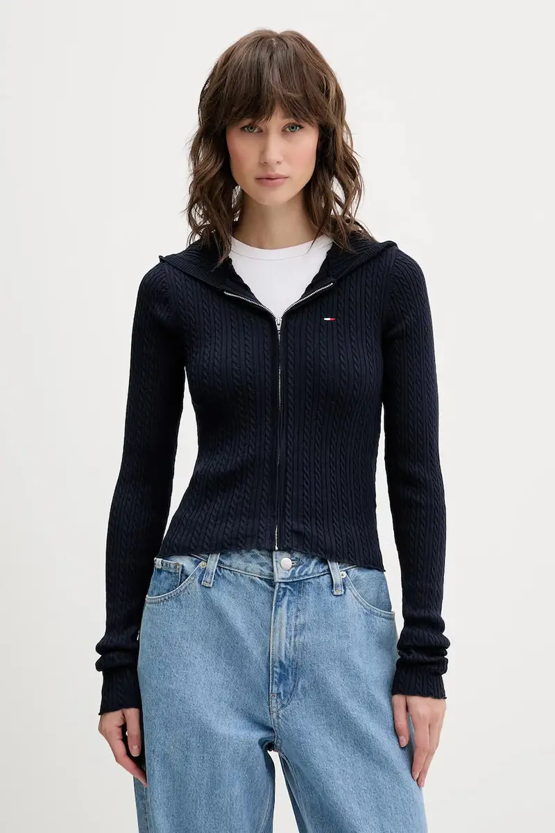 Tommy Jeans Cardigan Donna Blu 3767656