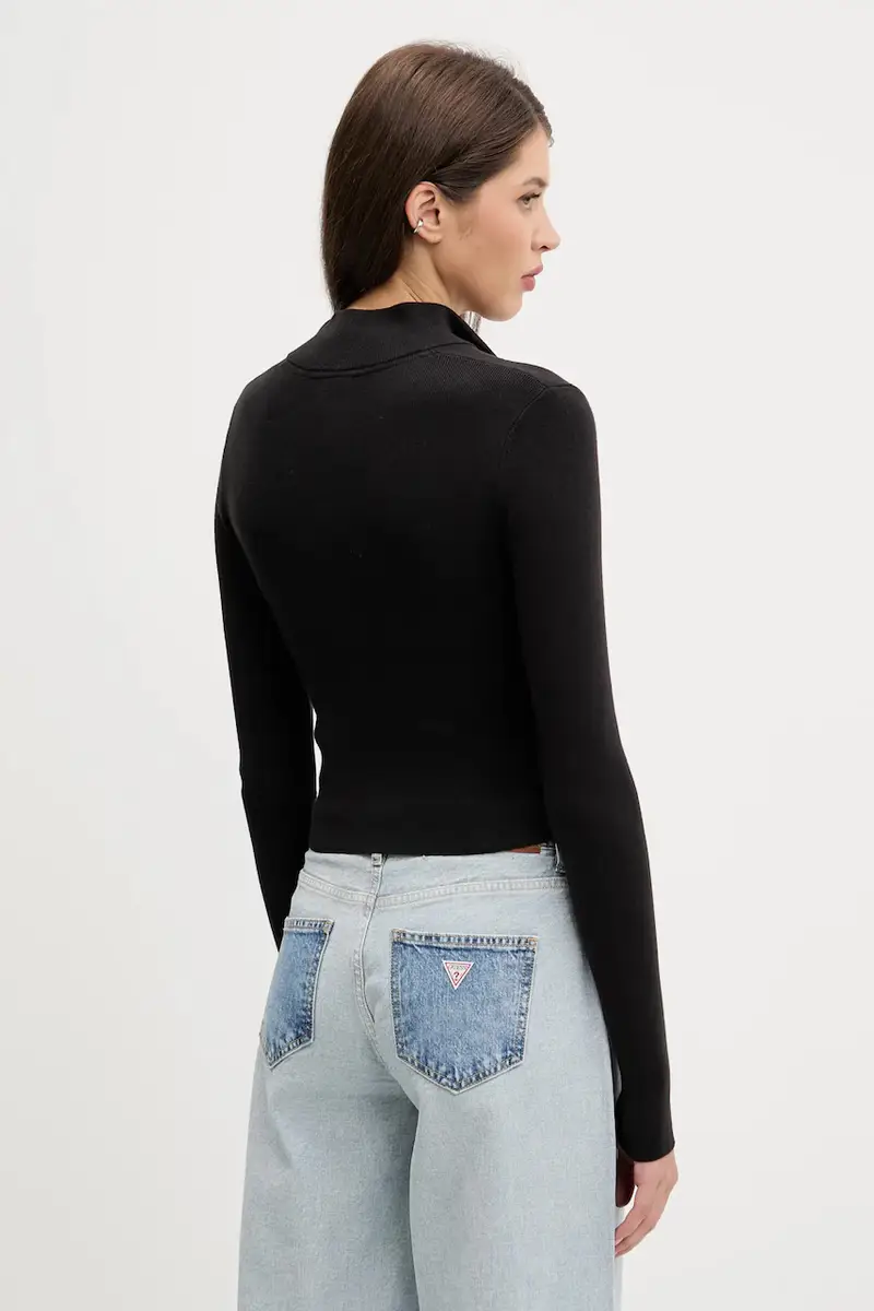 Tommy Jeans Cardigan Donna Nero 3151860 miniatura 3