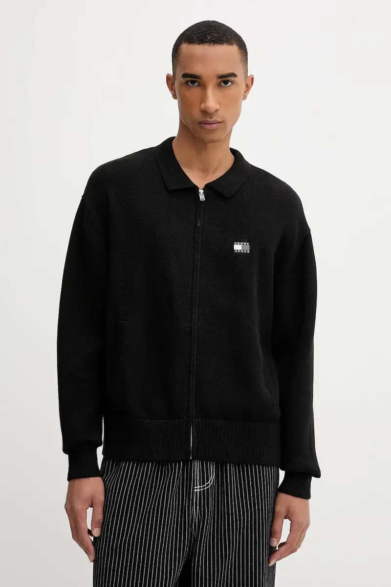 Tommy Jeans Cardigan Uomo Nero 3152958
