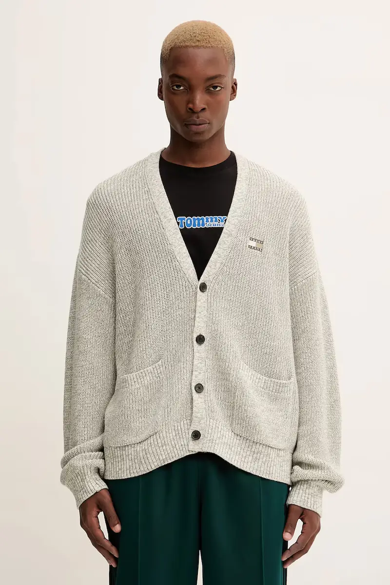 Tommy Jeans Cardigan Uomo Verde 3670760