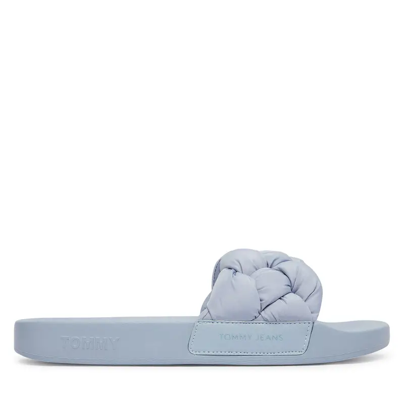 Ciabatte Tommy Jeans Tjw Braided Slides EN0EN02975 Celeste