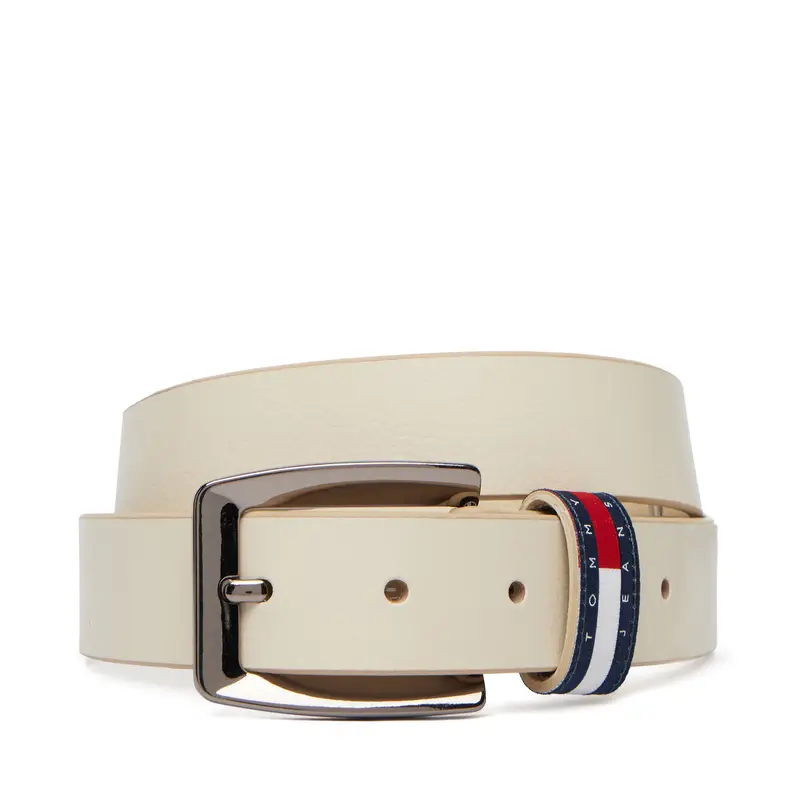 Cintura Tommy Jeans Tjw Bold Flag 3 0 AW0AW18099 Bianco
