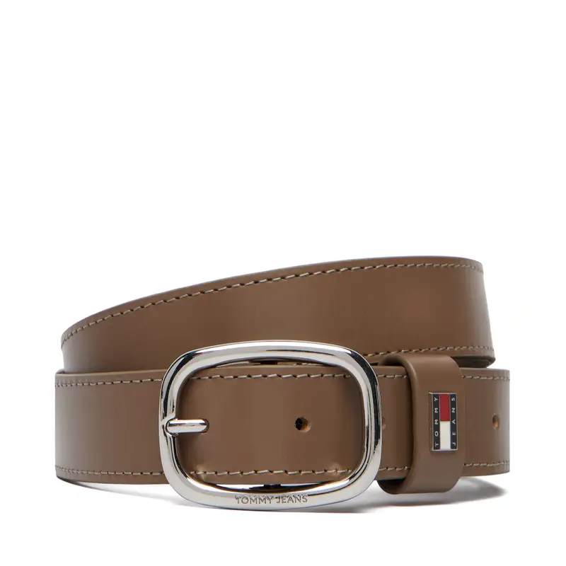 Cintura Tommy Jeans Tjw Oval 3 0 AW0AW15836 Marrone