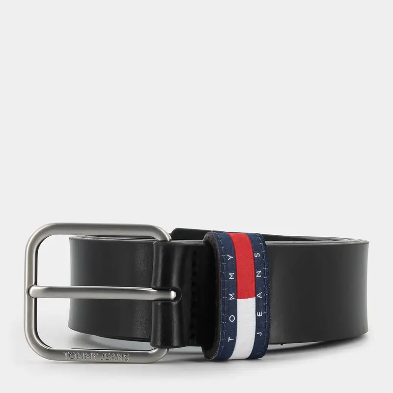 Cinture Tommy Jeans da Uomo, nero