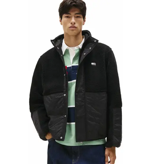 Essential Mix Teddy M - giacca tempo libero - uomo Black