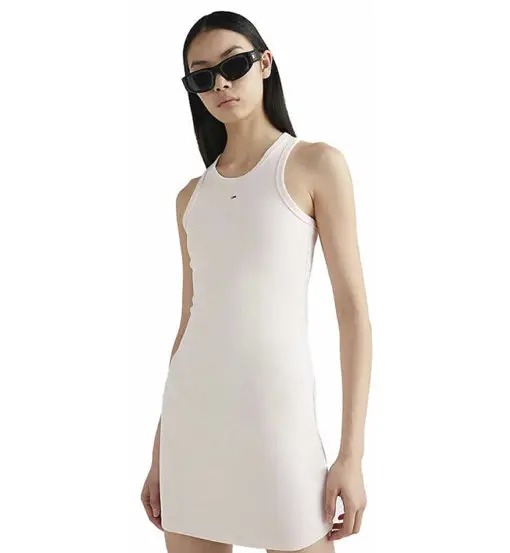 Essential Rib Bodycon W - vestito - donna Light Pink