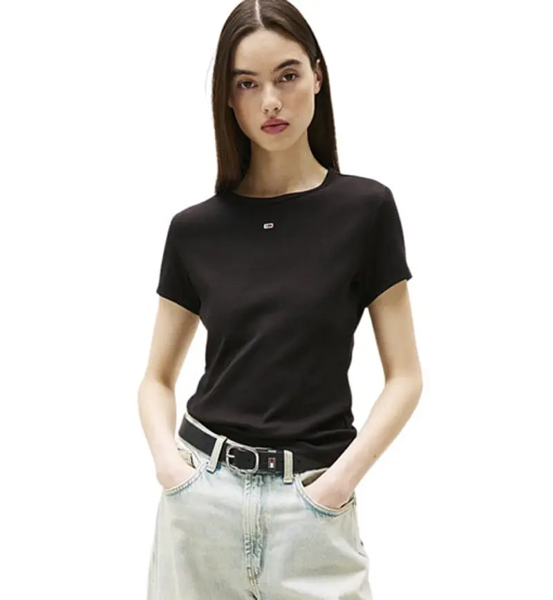 Tommy Jeans T-shirt Donna Nero 2406927