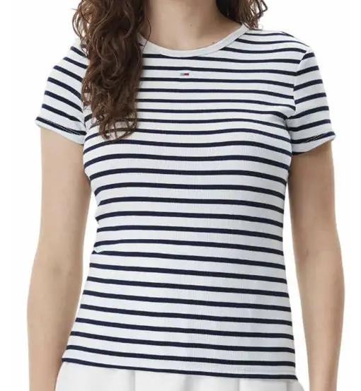 Tommy Jeans T-shirt Donna Blu 4298033