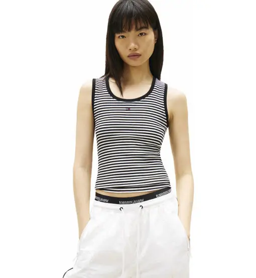 Essential Rib W - top - donna Black