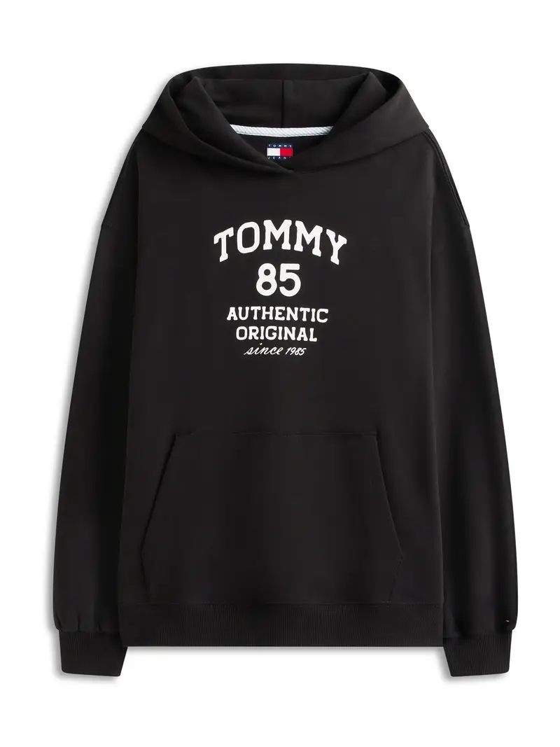 Felpa '85' nero / bianco