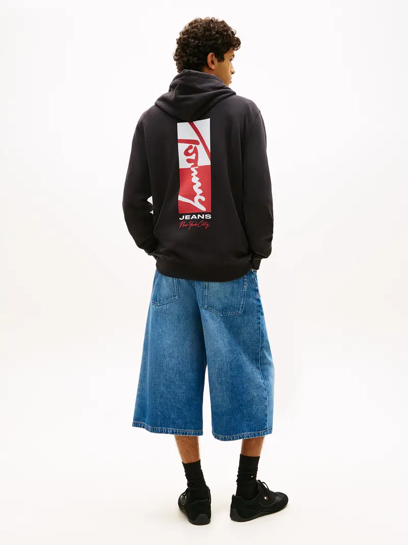 Felpa blu chiaro / rosso / nero / bianco miniatura 3