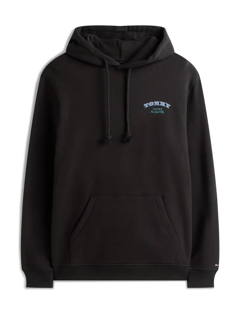 Felpa blu chiaro / verde / rosso ruggine / nero