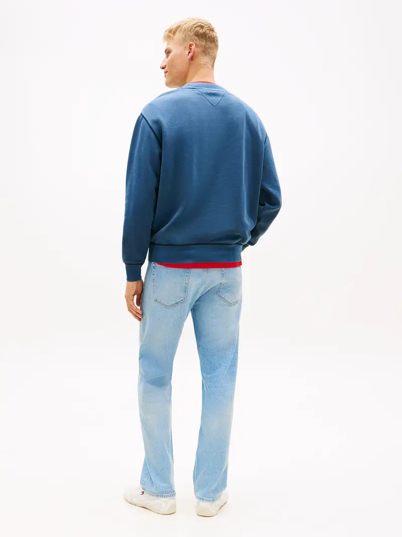 Felpa blu / rosso / bianco miniatura 3