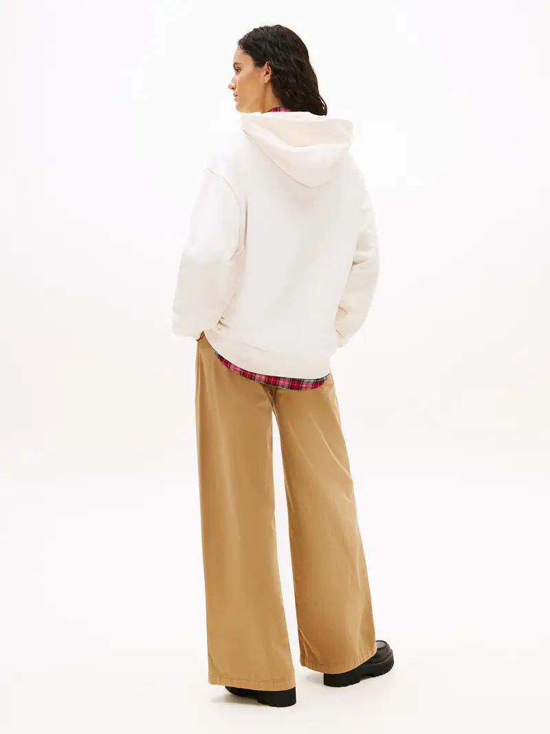 Felpa bordeaux / bianco miniatura 3