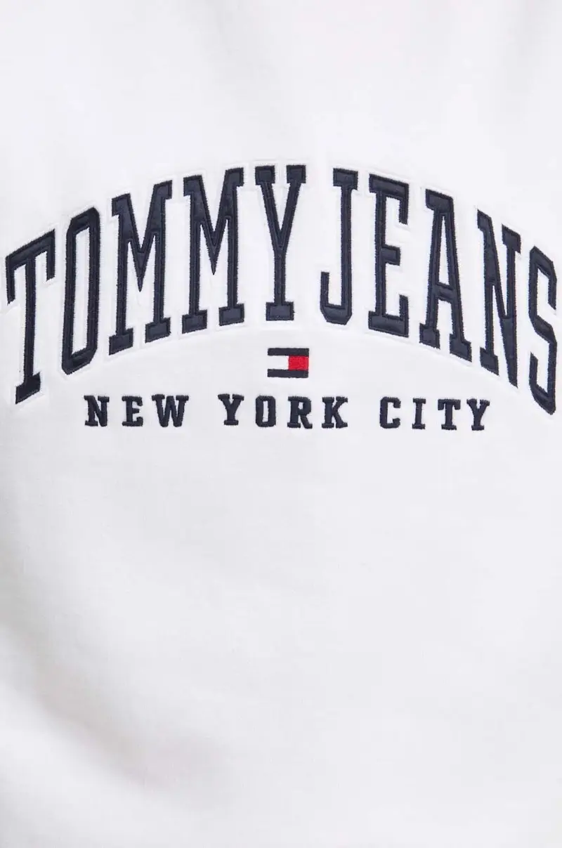 felpa donna colore bianco con applicazione DW0DW19824 miniatura 5