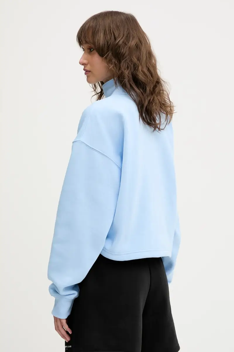 felpa donna colore blu DW0DW20946 miniatura 3