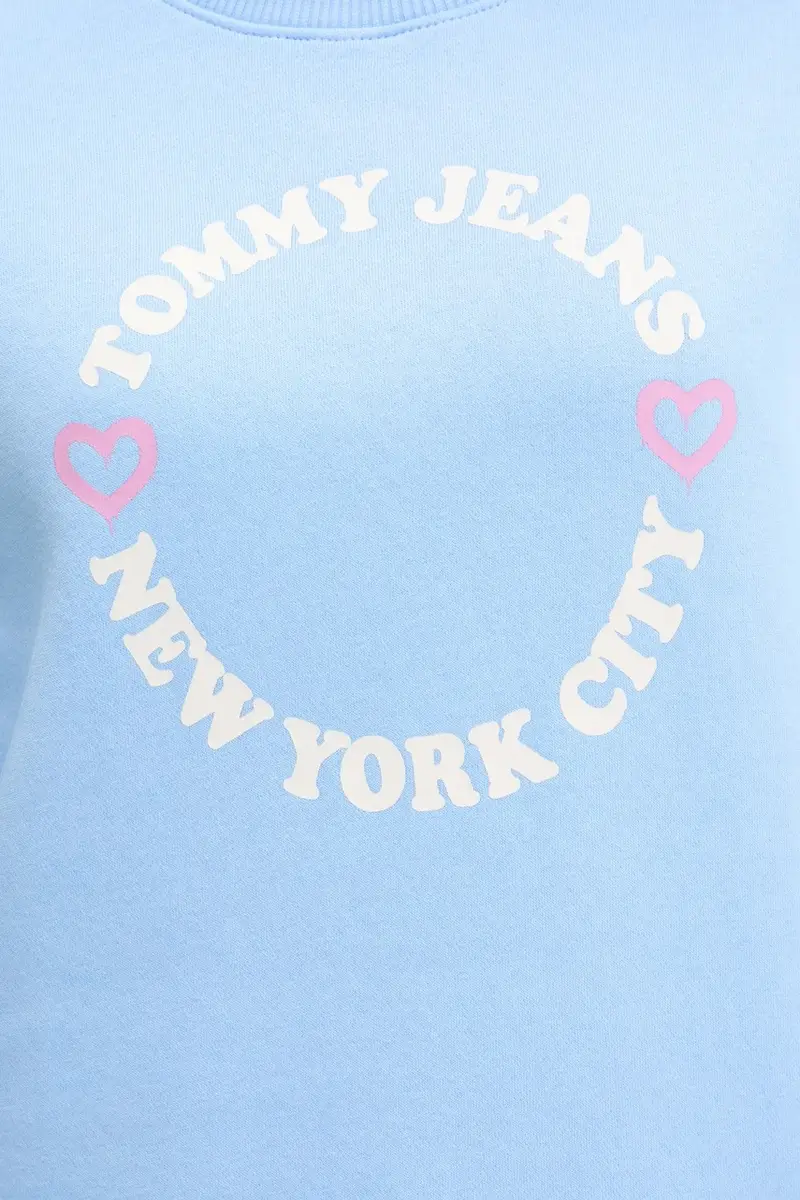 felpa donna colore blu DW0DW21770 miniatura 5