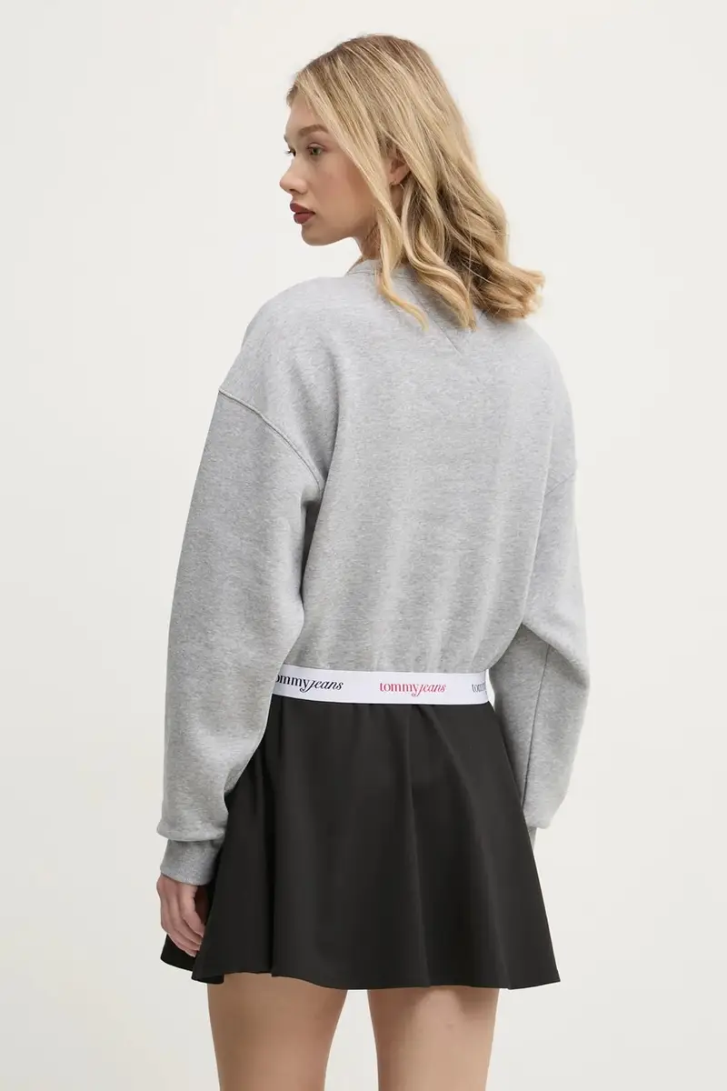 felpa donna colore grigio DW0DW19402 miniatura 3