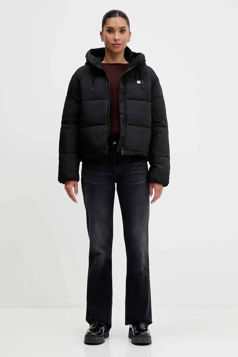 felpa donna colore marrone DW0DW21961 miniatura 2