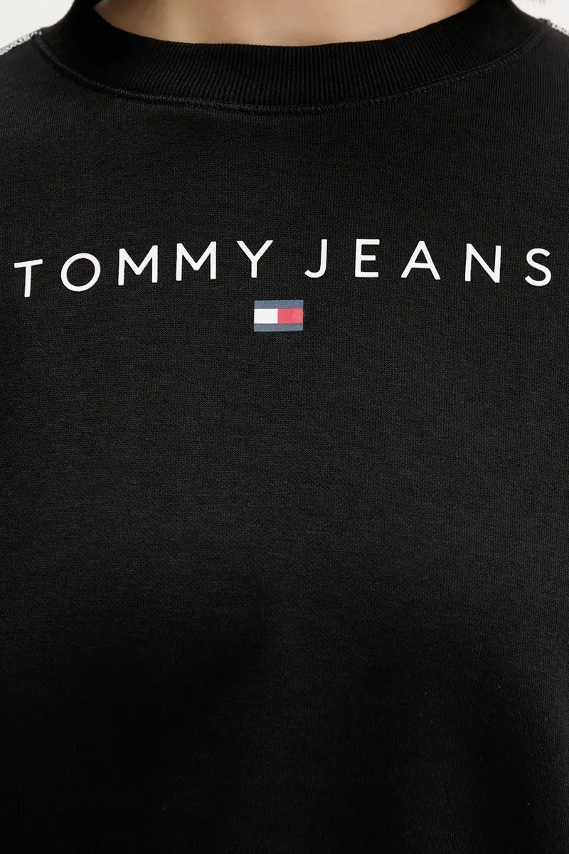 felpa donna colore nero con applicazione DW0DW21587 miniatura 5