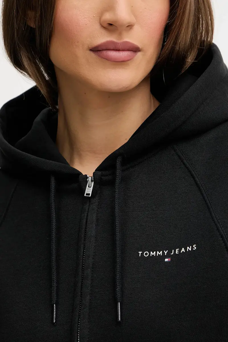 felpa donna colore nero con cappuccio DW0DW21163 miniatura 4