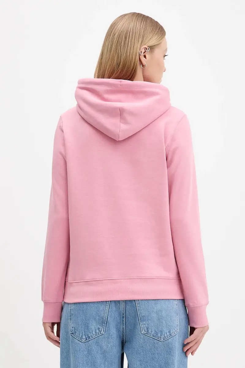 felpa donna colore rosa con cappuccio DW0DW21963 miniatura 3