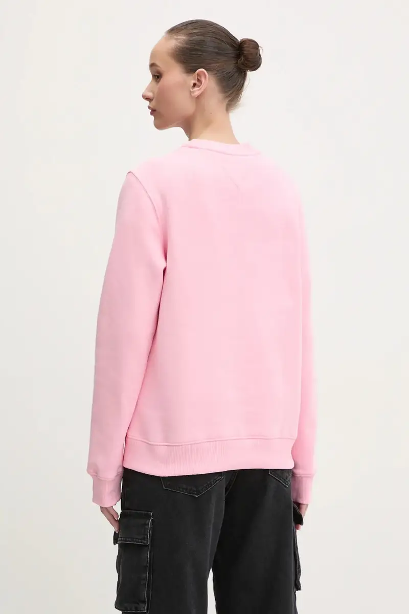 felpa donna colore rosa DW0DW21770 miniatura 3