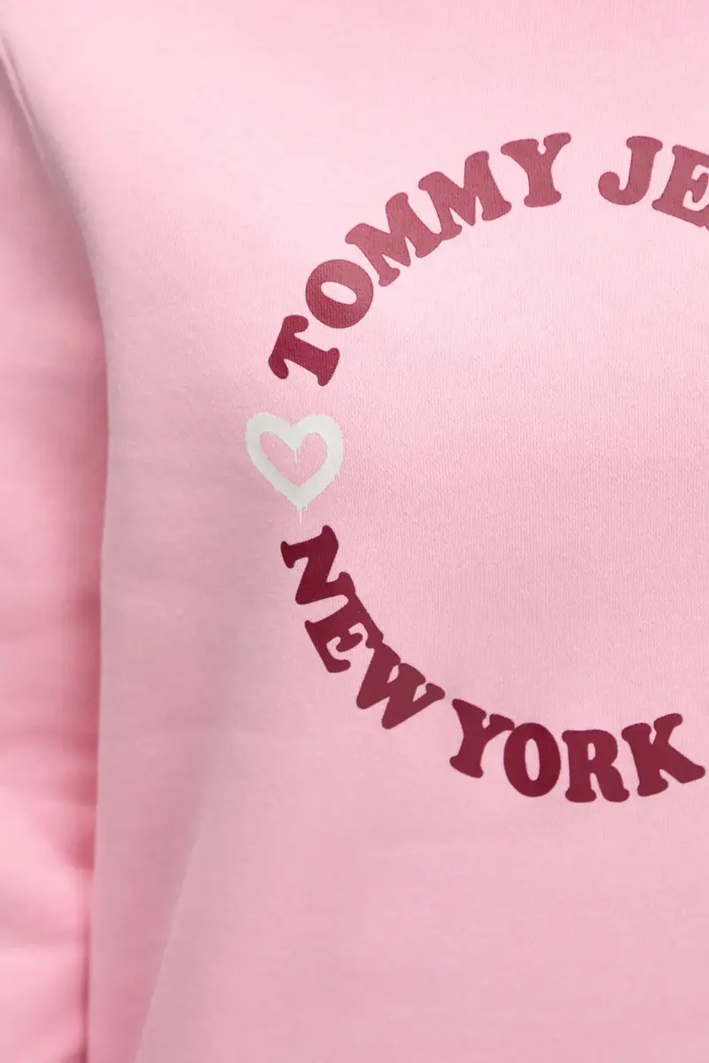 felpa donna colore rosa DW0DW21770 miniatura 5