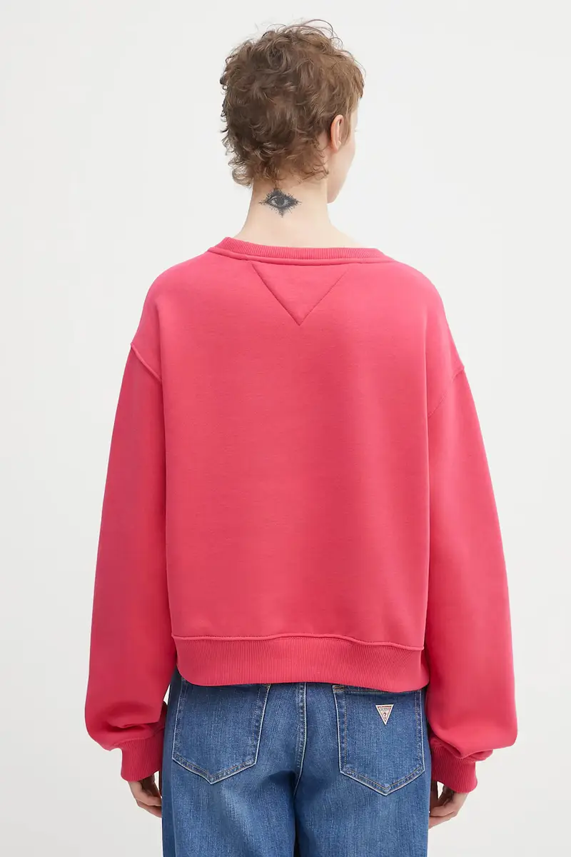 felpa donna colore rosso DW0DW21961 Rosa miniatura 3