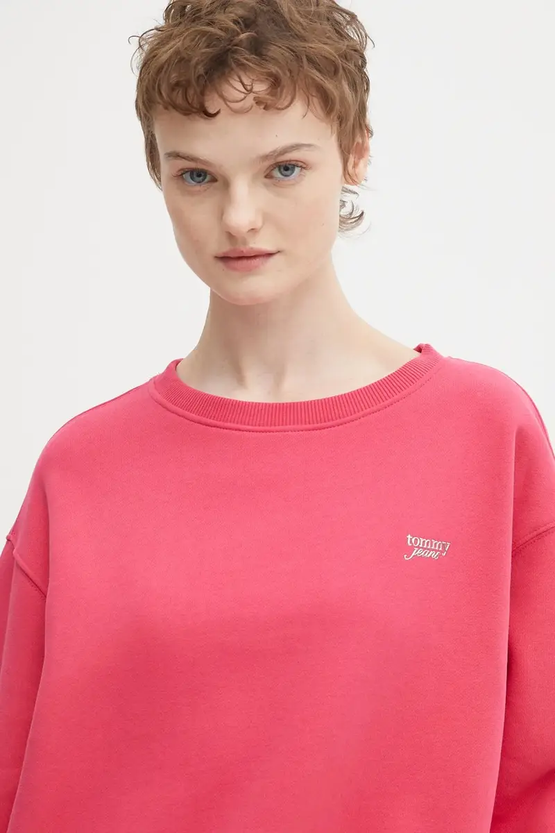 felpa donna colore rosso DW0DW21961 Rosa miniatura 4