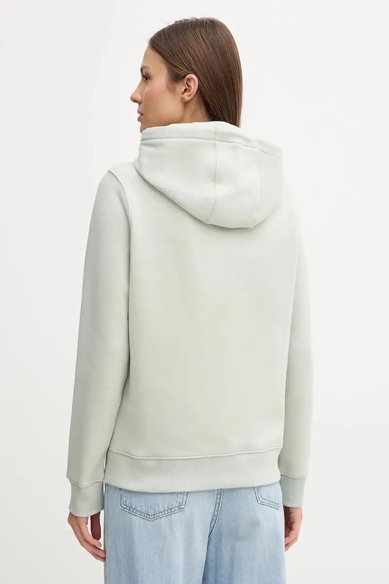 felpa donna colore verde con cappuccio DW0DW19958 miniatura 2