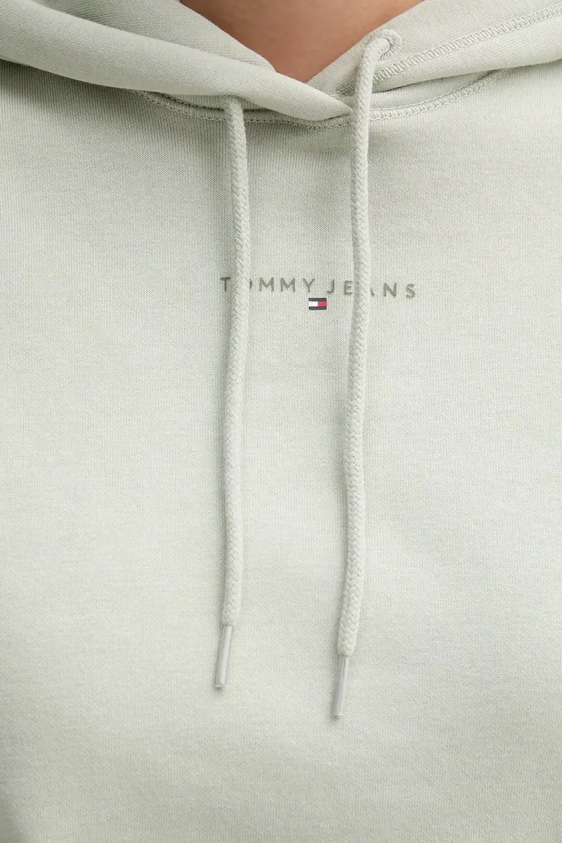 felpa donna colore verde con cappuccio DW0DW21963 miniatura 4