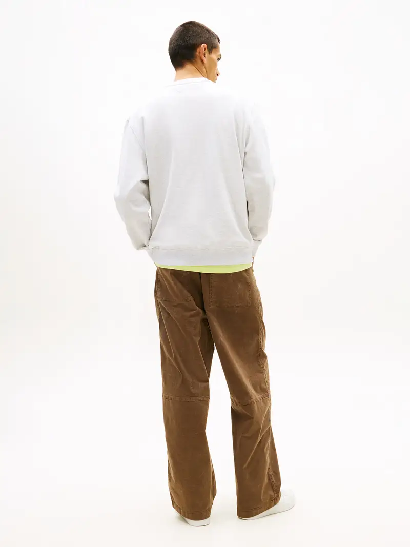 Felpa ESS grigio sfumato / verde / nero miniatura 3