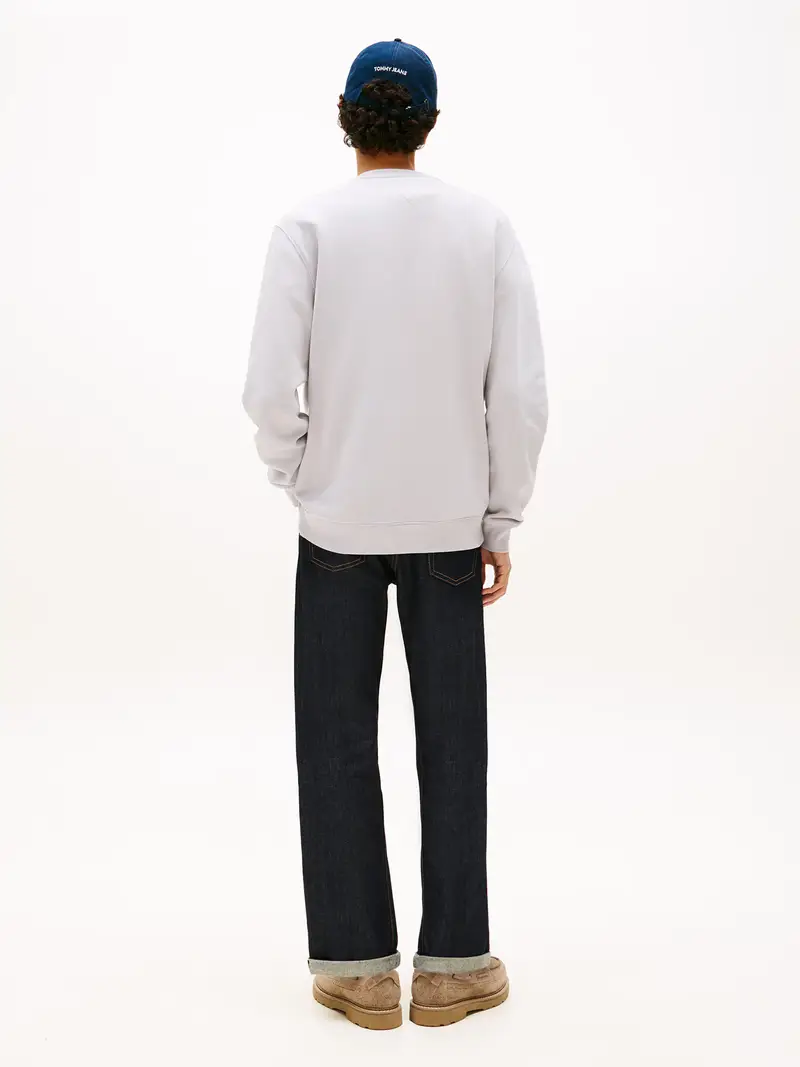 Felpa grigio chiaro miniatura 3