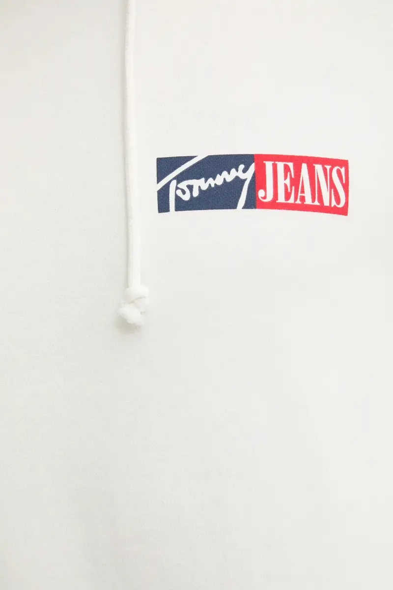 felpa in cotone bambino/a uomo colore bianco con cappuccio DM0DM20257 Beige miniatura 5