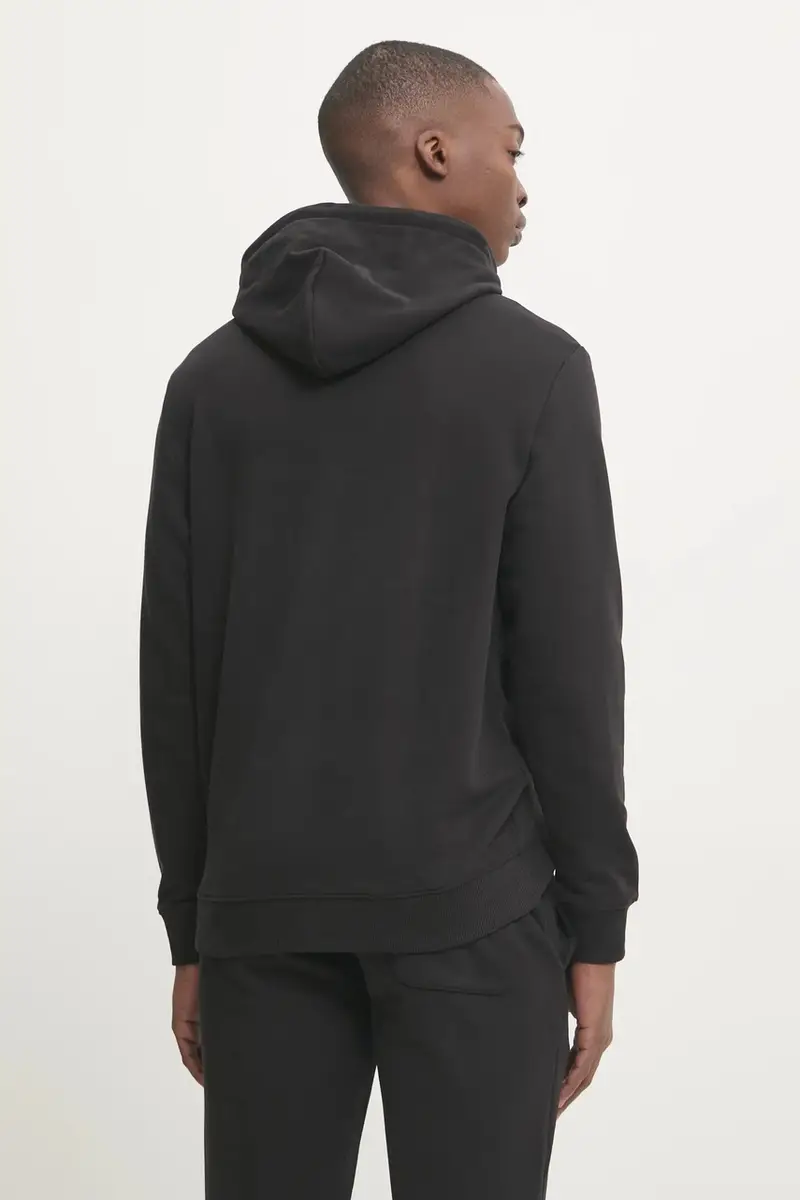 felpa in cotone bambino/a uomo colore nero con cappuccio DM0DM20257 miniatura 3