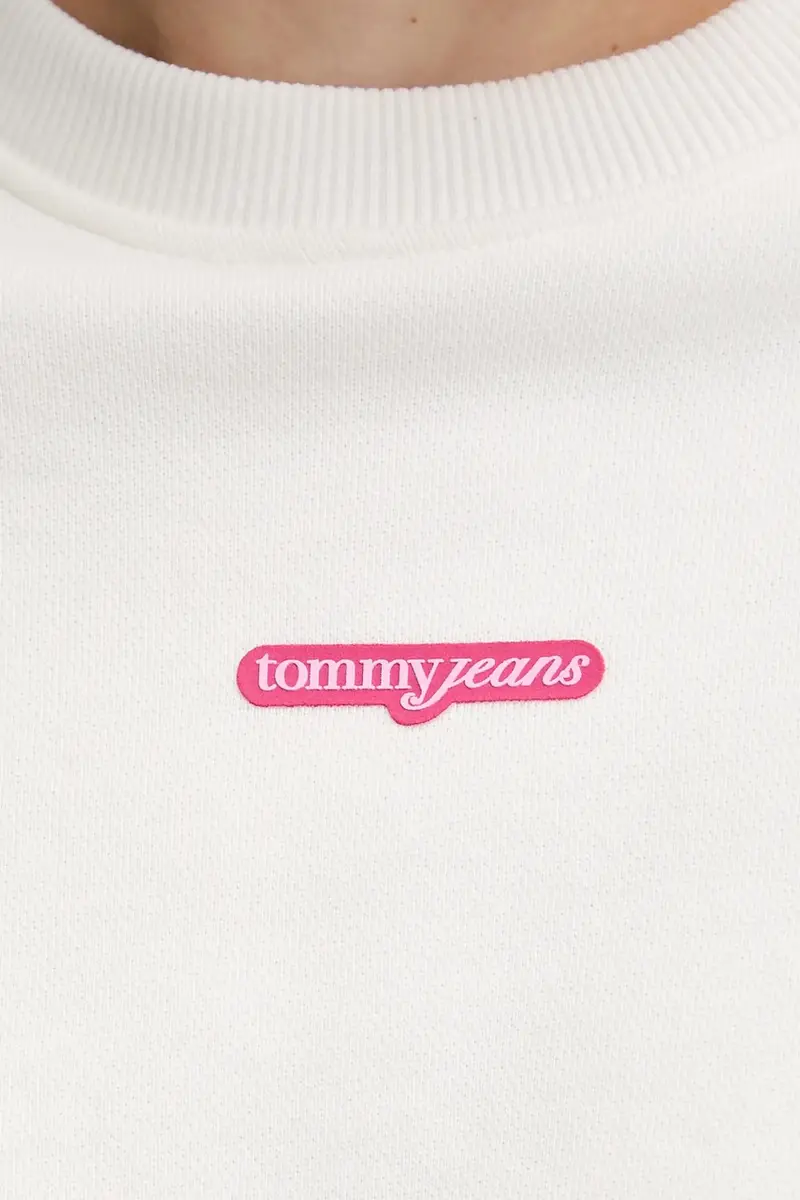 felpa in cotone donna colore bianco DW0DW20947 miniatura 4