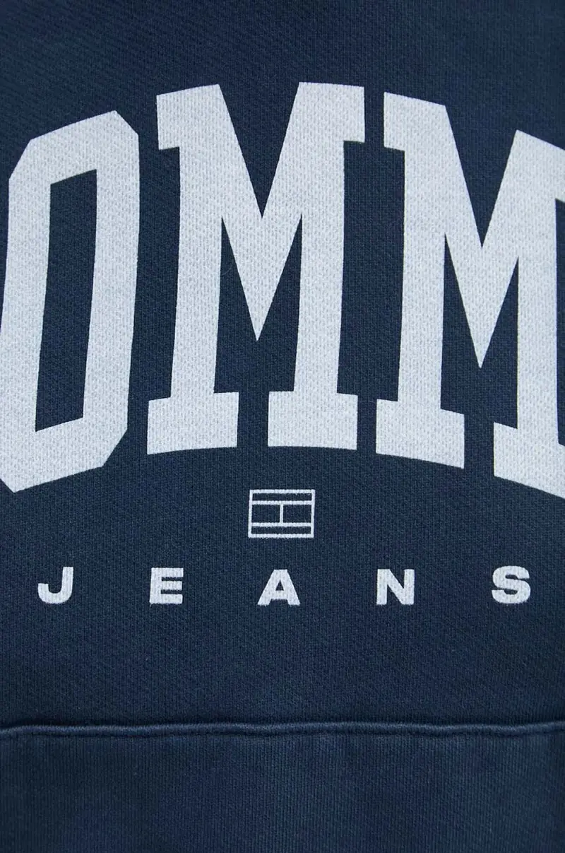 felpa in cotone donna colore blu navy con cappuccio DW0DW19291 miniatura 5