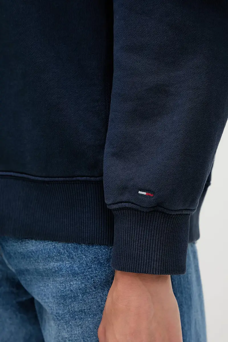 felpa in cotone donna colore blu navy DW0DW21202 miniatura 4